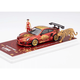 INNO64 - Porsche 911 (997) LBWK "Year of the Tiger 2022" Chinese New Year 2022 Special Edition with Figures - Top CollectiblesDiecastINNO64