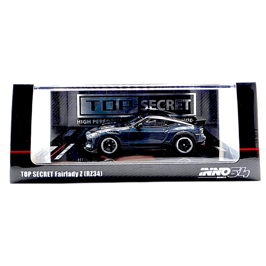 INNO64 - Top Secret Fairlady Z (RX34) - Stealth Gray - Top CollectiblesDiecastINNO64