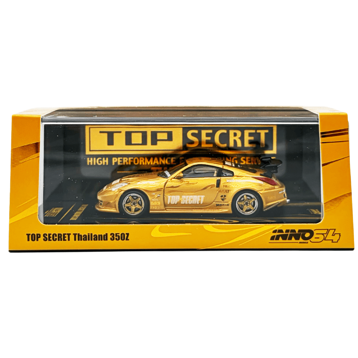 INNO64 - Top Secret Thailand 350Z - Gold - Top CollectiblesDiecastINNO64
