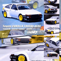 INNO64 - Toyota AE86 Trueno Pandem / Rocket Bunny - White - Top CollectiblesDiecastINNO64