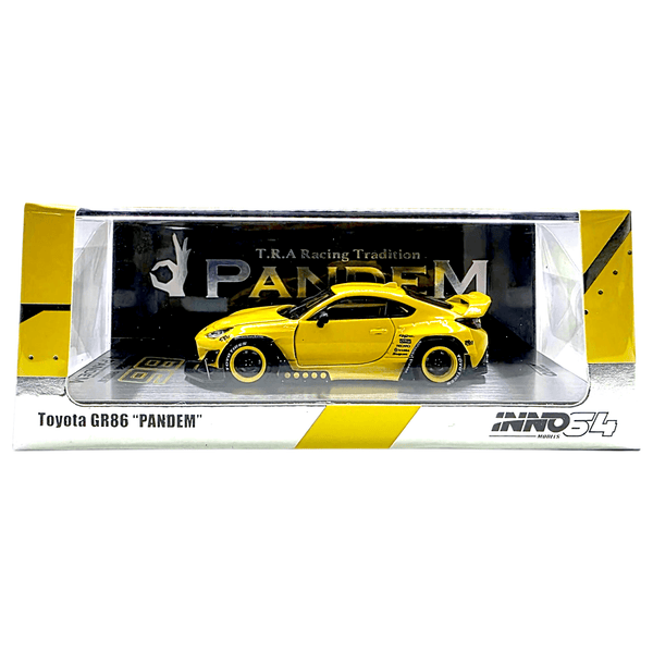 INNO64 - Toyota GR86 "Pandem" - Yellow - Top CollectiblesDiecastINNO64