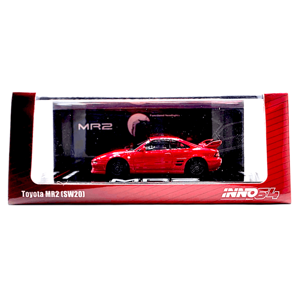 INNO64 - Toyota MR2 (SW20) - Red - Top CollectiblesDiecastINNO64