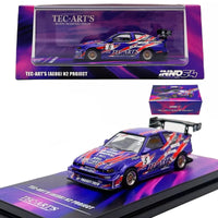 INNO64 - Toyota Sprinter Trueno AE86 N2 PROJECT By Tec - Art's - Purple - Top CollectiblesDiecastINNO64