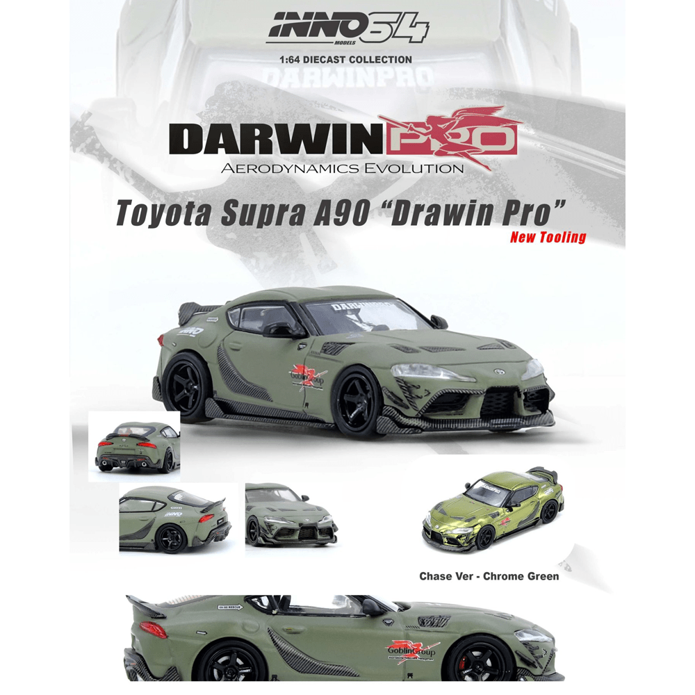 INNO64 - Toyota Supra A90 "Darwin Pro" *Sealed, Possibility of a Chase Car* - Top CollectiblesDiecastINNO64
