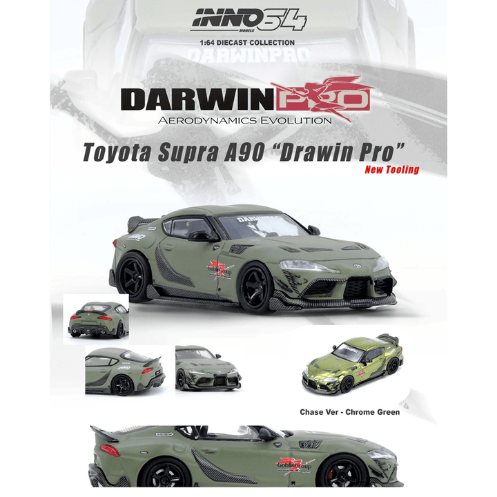 INNO64 - Toyota Supra A90 "Darwin Pro" *Sealed, Possibility of a Chase Car* - Top CollectiblesDiecastINNO64