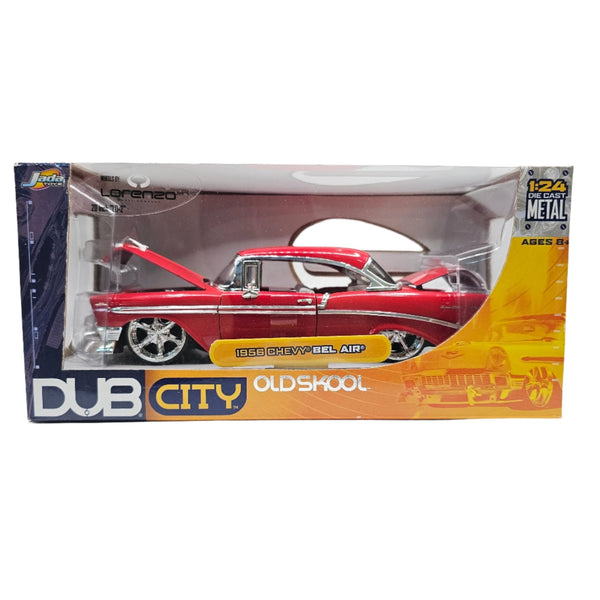 Jada Toys - 1956 Chevy Bel Air - 2002 Dub City Old Skool Series *1/24 Scale* - Top CollectiblesDiecastJada Toys