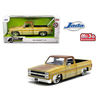 Jada Toys - 1985 Chevrolet C10 Pickup with JD3 Wheels – Patina Rust - 2024 Just Trucks Series *1/24 Scale* - Top CollectiblesDiecastJada Toys