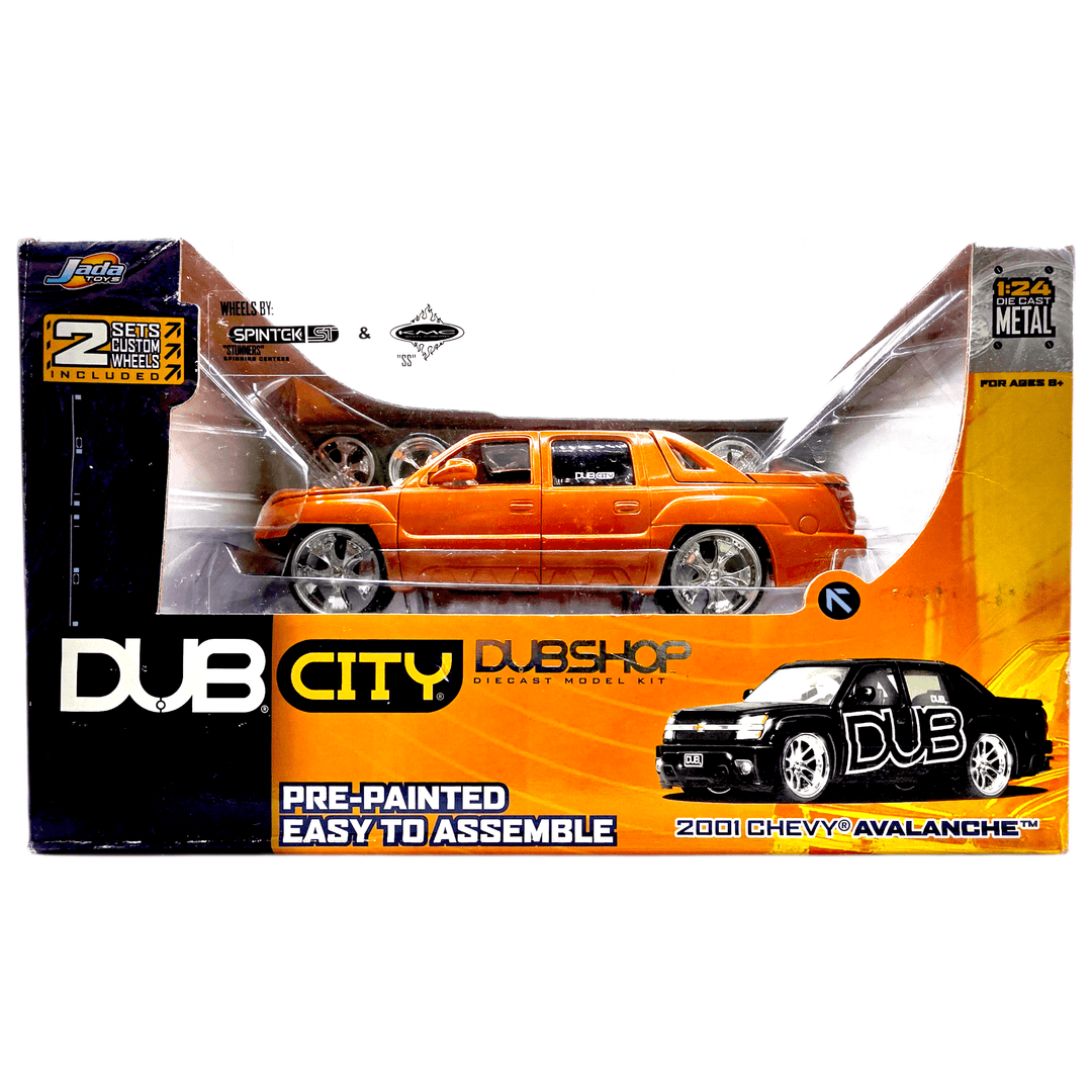 Jada Toys - 2001 Chevy Avalanche - 2004 Dub City DubShop Series *1/24 Scale* - Top CollectiblesDiecastJada Toys