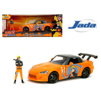 Jada Toys - 2001 Honda S2000 with Naruto Figure – Naruto Shippuden *1/24 Scale* - Top CollectiblesDiecastJada Toys