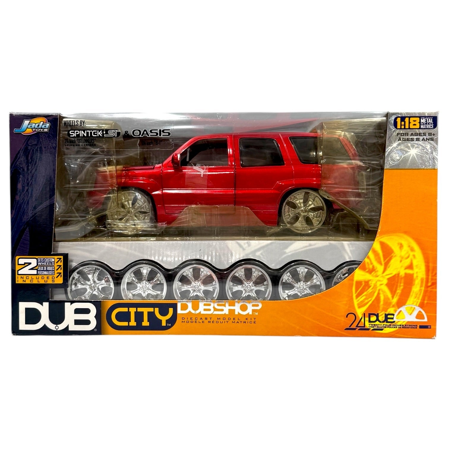 Jada Toys - 2002 Cadillac Escalade - 2004 Dub City DubShop Series