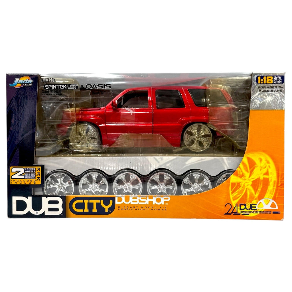 ミニカー Jada Toys DUB City CadillacEscalade 1/18 Jada Toys - 2002 Cadillac Escalade - 2004 Dub City DubShop Series