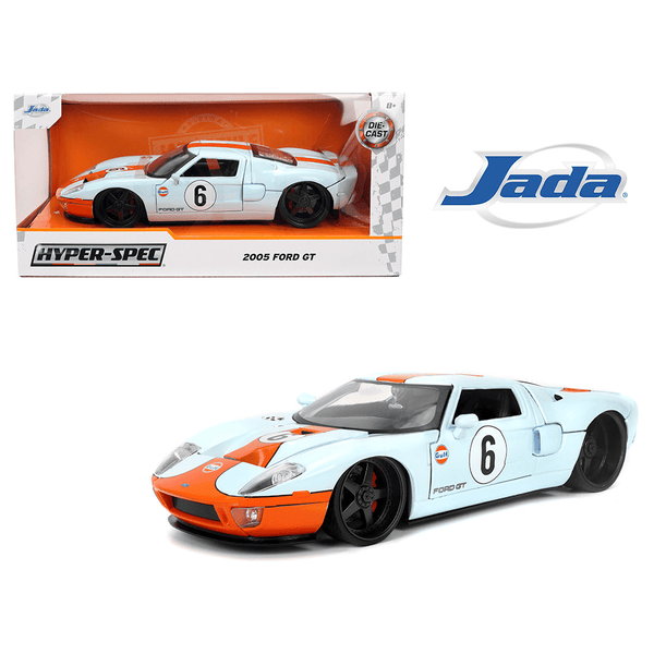 Jada Toys - 2005 Ford GT #6 - Gulf - 2025 Hyper - Spec Series *1/24 Scale* - Top CollectiblesDiecastJada Toys