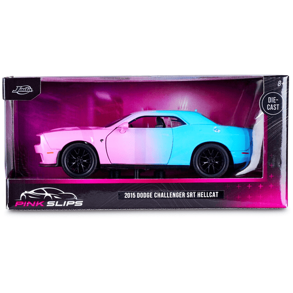 Jada Toys - 2015 Dodge Challenger SRT Hellcat - 2023 Pink Slips Series *1/24 Scale* - Top CollectiblesDiecastJada Toys