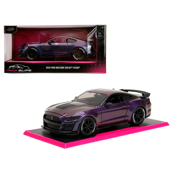 Jada Toys - 2020 Ford Mustang Shelby GT500 - Purple - 2023 Pink Slips Series *1/24 Scale* - Top CollectiblesDiecastJada Toys