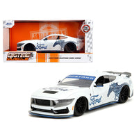 Jada Toys - 2024 Ford Mustang Dark Horse – White - 2023 Bigtime Muscle Series *1/24 Scale* - Top CollectiblesDiecastJada Toys