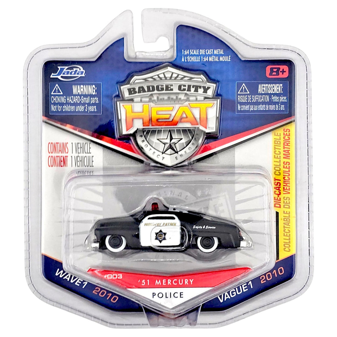 Jada Toys - '51 Mercury - 2010 Badge City Heat Series - Top CollectiblesDiecastJada Toys