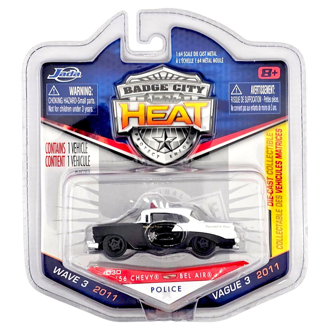 Jada Toys - '56 Chevy Bel Air - 2010 Badge City Heat Series - Top CollectiblesDiecastJada Toys