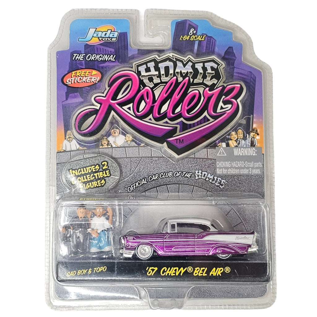 HOMIE Rollerz ミニカー '57 CHEVYⓇ BEL AIRⓇ jada-toys-57-chevy-bel-air-