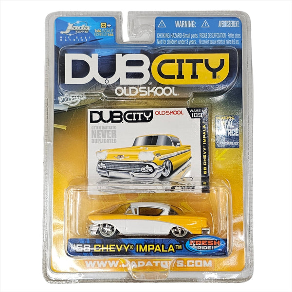 Jada Toys - '58 Chevy Impala - 2005 DUB City Old Skool Series - Top CollectiblesDiecastJada Toys