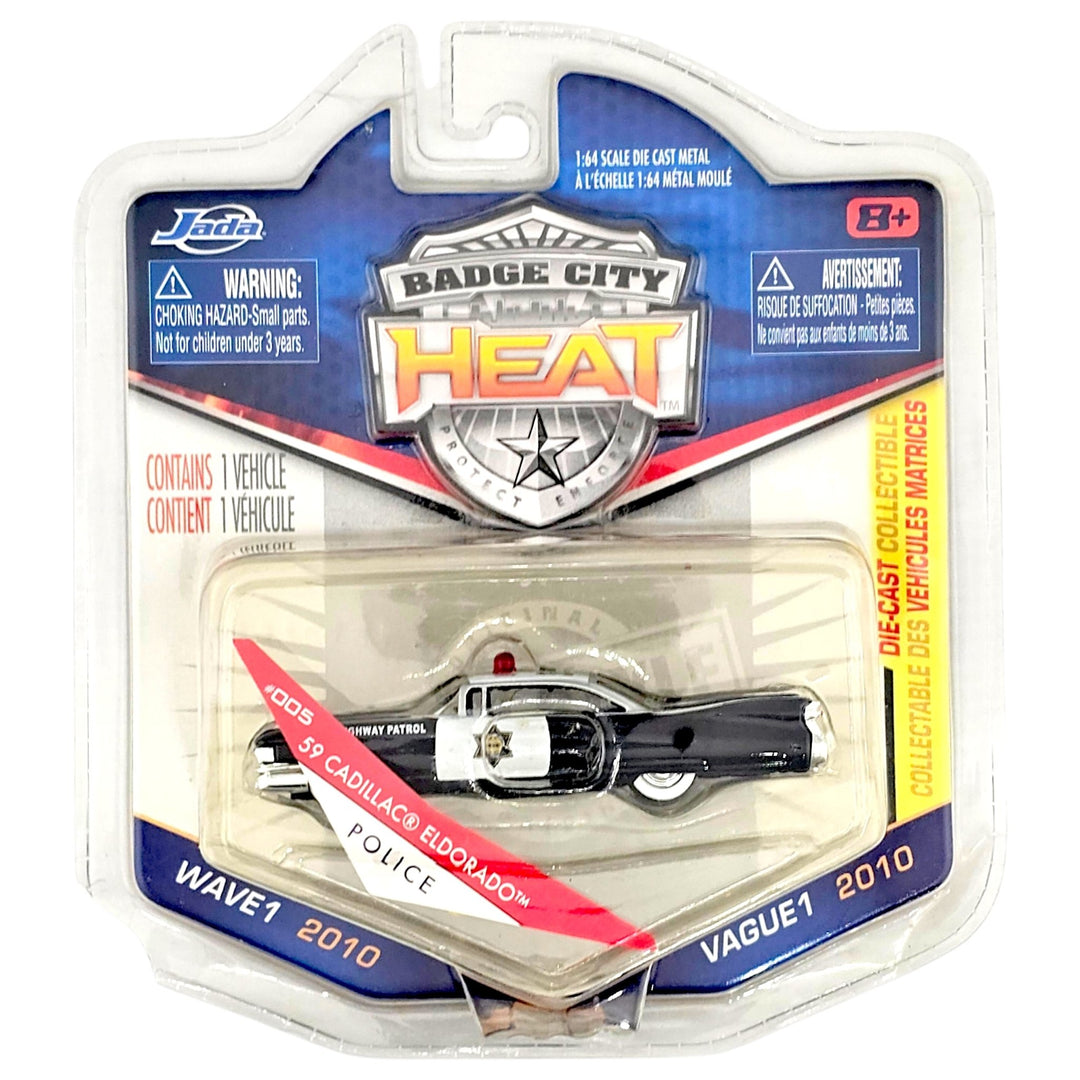 Jada Toys - '59 Cadillac Eldorado - 2010 Badge City Heat Series - Top CollectiblesDiecastJada Toys