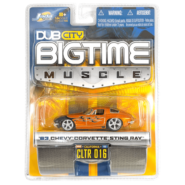Jada Toys - '63 Chevy Corvette Sting Ray - 2006 DUB City Big Time Muscle Series - Top CollectiblesDiecastJada Toys