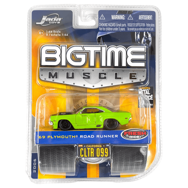 Jada Toys - '69 Plymouth Road Runner - 2006 DUB City Big Time Muscle Series - Top CollectiblesDiecastJada Toys