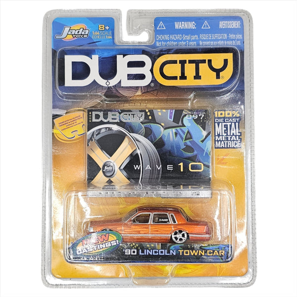 Jada Toys - '90 Lincoln Town Car - 2005 DUB City Series - Top CollectiblesDiecastJada Toys