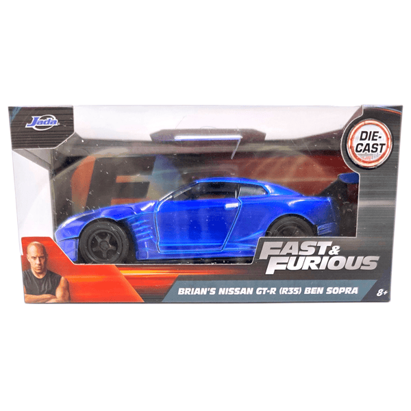 Jada Toys - Brian's Nissan GT - R (R35) Ben Sopra - 2024 Fast & Furious Series *1/32 Scale* - Top CollectiblesDiecastJada Toys