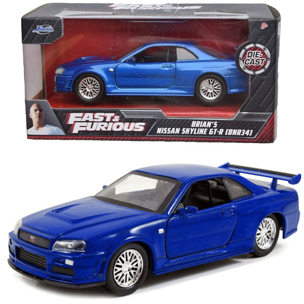 Jada Toys - Brian's Nissan Skyline GT - R (BNR34) - 2020 Fast & Furious Series *1/32 Scale* - Top CollectiblesDiecastJada Toys