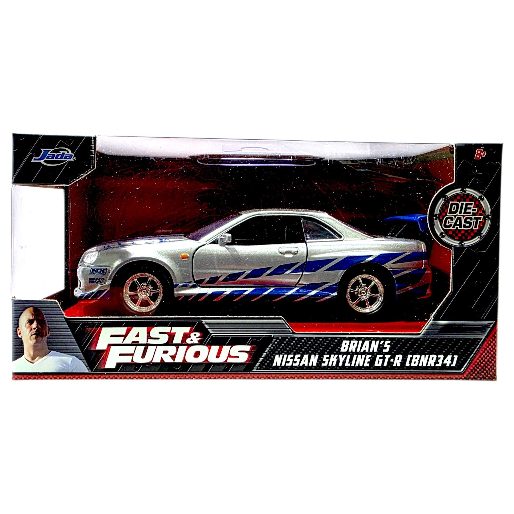 Jada Toys - Brian's Nissan Skyline GT-R (BNR34) - 2022 Fast