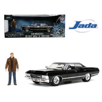 Jada Toys - Dean Winchester and 1967 Chevrolet Impala SS Sport Sedan – Supernatural - 2024 Hollywood Rides Series *1/24 Scale* - Top CollectiblesDiecastJada Toys