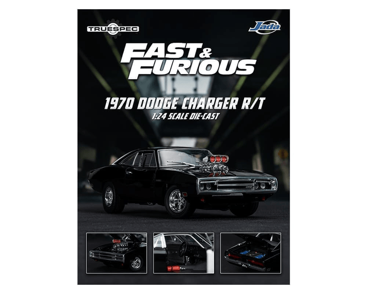 Jada Toys - Fast &amp; Furious 1970 Dodge Charger R/T – TrueSpec – Limited Edition *1/24 Scale* - Top CollectiblesDiecastJada Toys