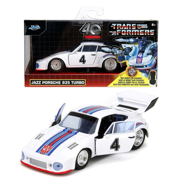 Jada Toys - Jazz Porsche 935 Turbo – Transformers - 2024 Hollywood Rides Series *1/32 Scale* - Top CollectiblesDiecastJada Toys