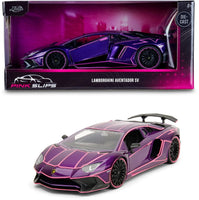 Jada Toys - Lamborghini Aventador SV - 2023 Pink Slips Series *1/24 Scale* - Top CollectiblesDiecastJada Toys