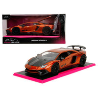 Jada Toys - Lamborghini Aventador SV - Orange - 2023 Pink Slips Series *1/24 Scale* - Top CollectiblesDiecastJada Toys