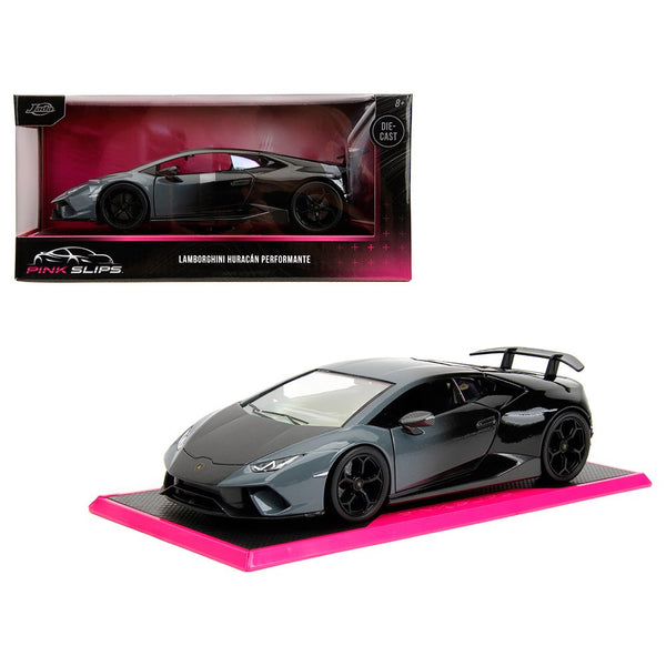 Jada Toys - Lamborghini Huracan Performance - Black - 2023 Pink Slips Series *1/24 Scale* - Top CollectiblesDiecastJada Toys