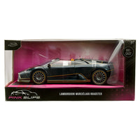 Jada Toys - Lamborghini Murcielago Roadster - Black Metallic - 2023 Pink Slips Series *1/24 Scale* - Top CollectiblesDiecastJada Toys