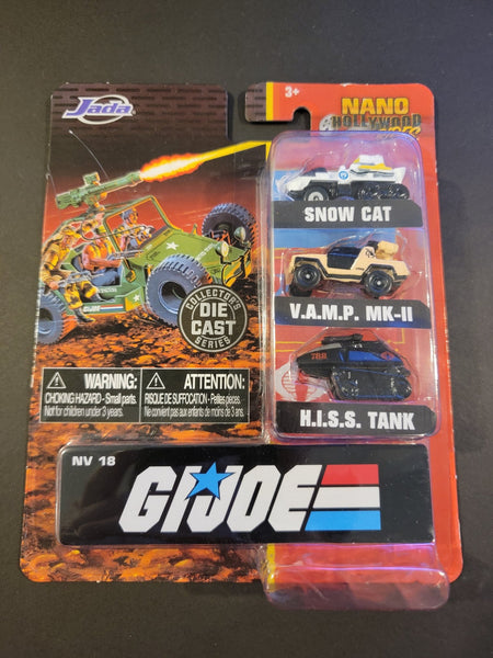 Jada Toys - Snow Cat, V.A.M.P. MKII & H.I.S.S. Tank - 2020 Nano Hollywood Rides Series - Top CollectiblesDiecastJada Toys