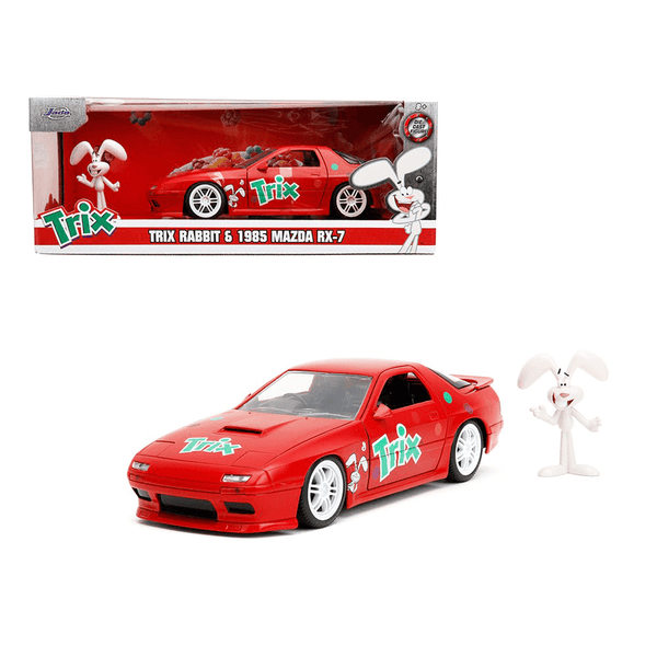 Jada Toys - Trix Rabbit & 1985 Mazda RX - 7 - 2022 *1/24 Scale* - Top CollectiblesDiecastJada Toys