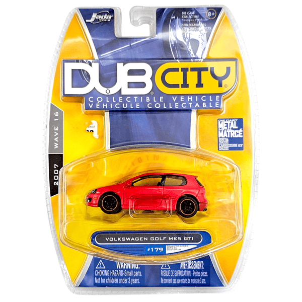 Jada Toys - Volkswagen Golf MK5 GTI - 2007 DUB City Collectible Vehicle Series - Top CollectiblesDiecastJada Toys