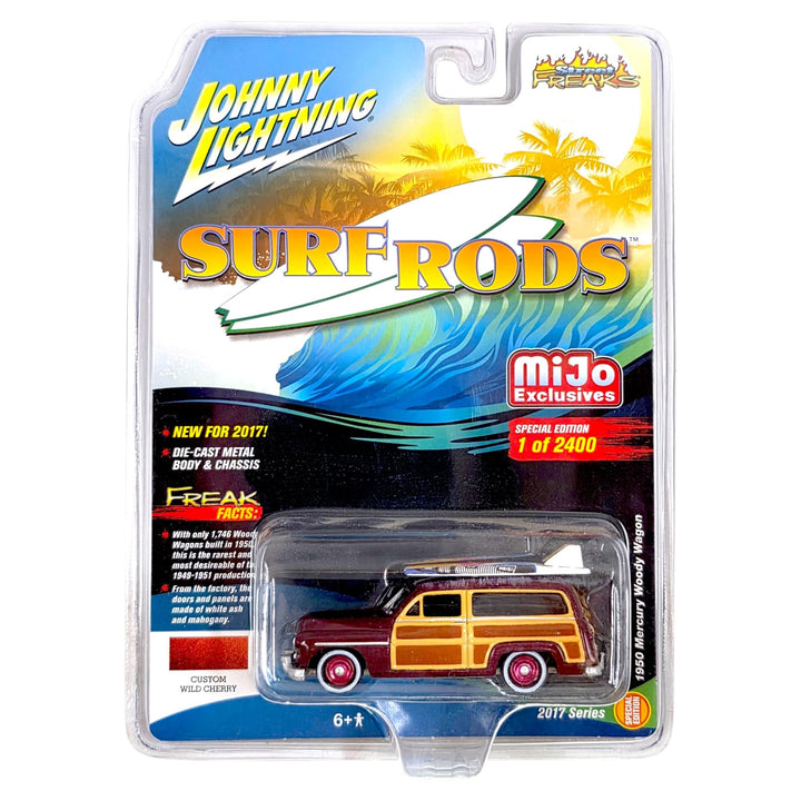Johnny Lightning - 1950 Mercury Woody Wagon - 2017 Street Freaks Series - Top CollectiblesDiecastJohnny Lightning