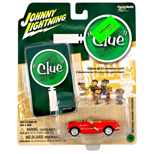 Johnny Lightning - 1954 Chevrolet Corvette Convertible - 2004 Clue Series - Top CollectiblesDiecastJohnny Lightning