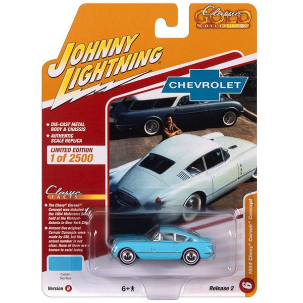 Johnny Lightning - 1954 Chevy Corvair Concept - 2023 Classic Gold Collection Series - Top CollectiblesDiecastJohnny Lightning