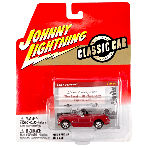 Johnny Lightning - 1954 Corvette - 2003 Classic Car Collection Series - Top CollectiblesDiecastJohnny Lightning