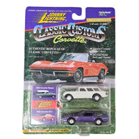 Johnny Lightning - 1954 Corvette Nomad & 1995 Corvette ZR - 1 - 1996 Classic Customs Corvette - Top CollectiblesDiecastJohnny Lightning