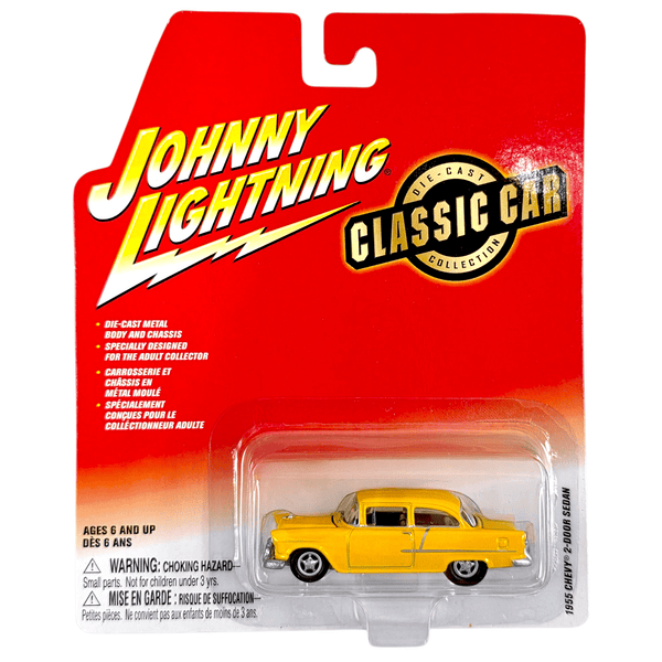 Johnny Lightning - 1955 Chevy 2 - Door Sedan - 2004 Classic Car Collection Series - Top CollectiblesDiecastJohnny Lightning