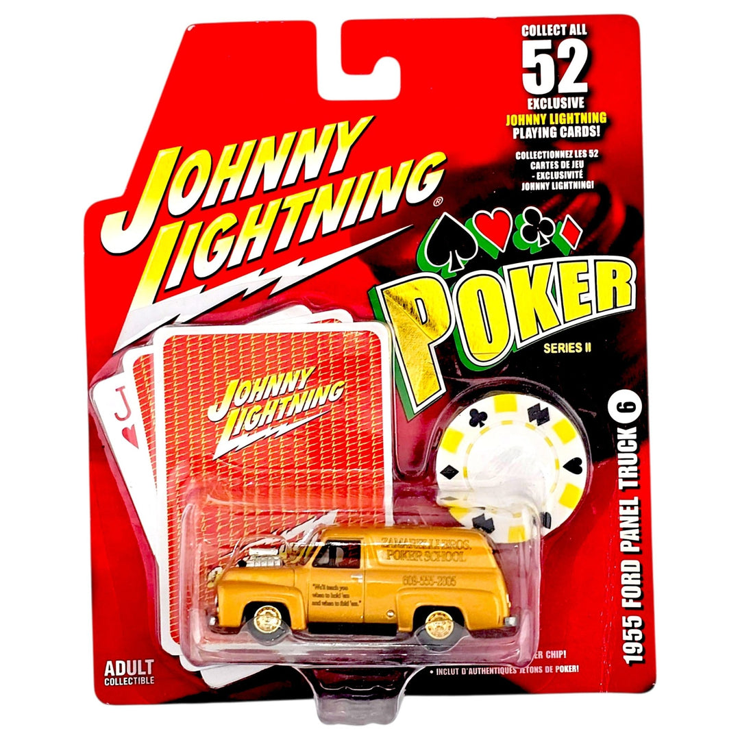 Johnny Lightning - 1955 Ford Panel Van - 2006 Poker Series - Top CollectiblesDiecastJohnny Lightning