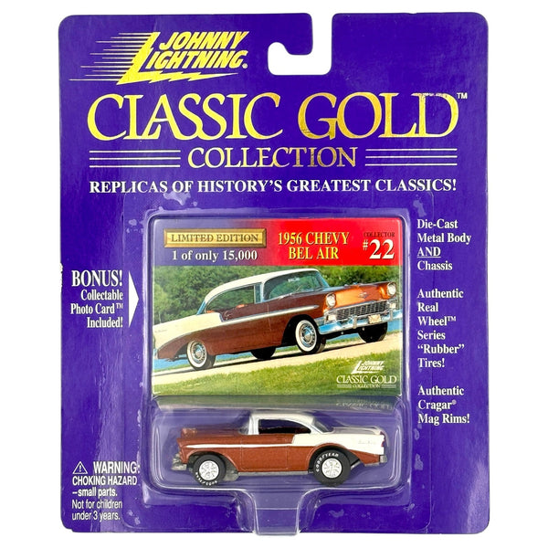 Johnny Lightning - 1956 Chevy Bel Air - 1998 Classic Gold Collection S ...