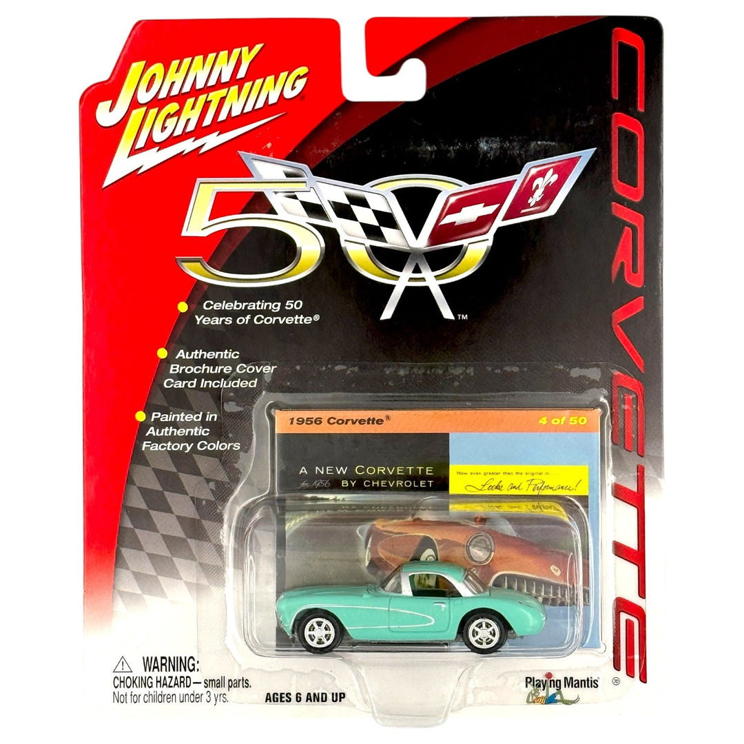 Johnny Lightning - 1956 Corvette - 2002 Corvette 50th Anniversary Series - Top CollectiblesDiecastJohnny Lightning