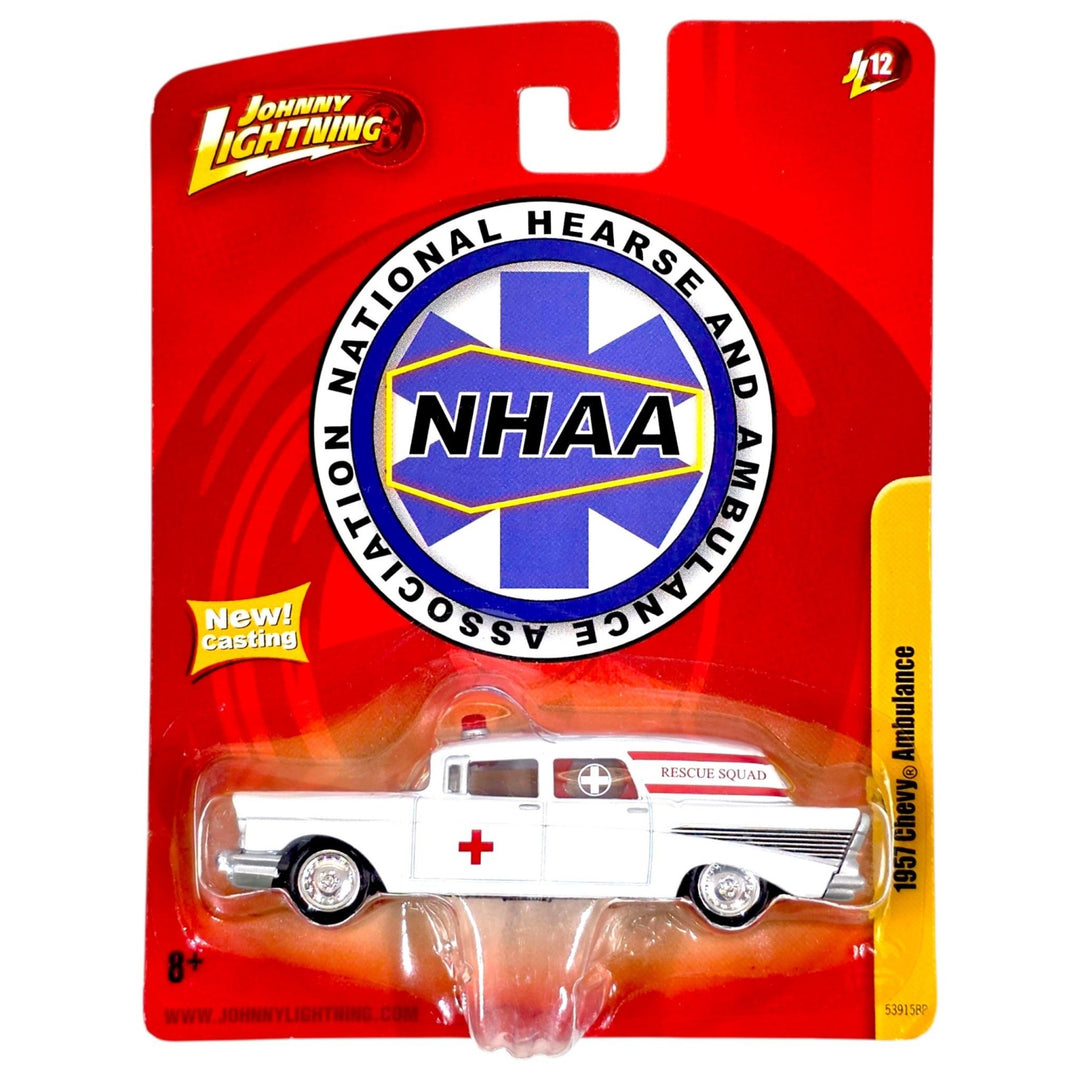 Johnny Lightning - 1957 Chevy Ambulance - 2010 Forever 64 Series - Top CollectiblesDiecastJohnny Lightning